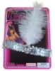 Picture of 1920's Charleston Flapper Headband with Feather - Black