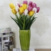 Picture of Bouquet 3 Heads Fake Tulip Artificial Silk Flower