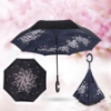 Picture of Upside Down Reverse Umbrella - Cherry Blossom