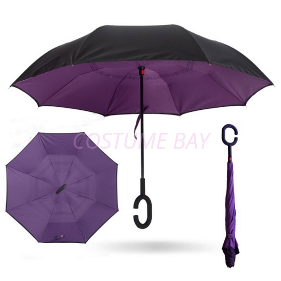 Picture of Upside Down Reverse Umbrella - Purple