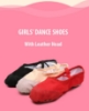 Picture of Canvas Ballet Dance Shoes with Leather Head and Split Sole