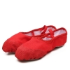 Picture of Canvas Ballet Dance Shoes with Leather Head and Split Sole