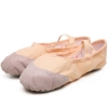 Picture of Canvas Ballet Dance Shoes with Leather Head and Split Sole