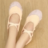 Picture of Canvas Ballet Dance Shoes with Leather Head and Split Sole