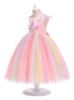 Picture of Girls Princess Unicorn Rainbow Tutu Dress-Pink