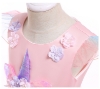 Picture of Girls Princess Unicorn Rainbow Tutu Dress-Pink