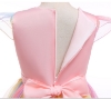 Picture of Girls Princess Unicorn Rainbow Tutu Dress-Pink