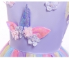 Picture of Girls Princess Unicorn Rainbow Tutu Dress-Purple