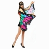 Picture of Woman's  Soft Fabric MultiColor Butterfly Wings Cape