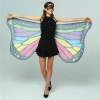 Picture of Woman's  Soft Fabric MultiColor Butterfly Wings Cape