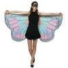 Picture of Woman's  Soft Fabric Purple Butterfly Wings Cape