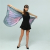 Picture of Woman's  Soft Fabric Butterfly Wings Cape - Gradient Red/Green
