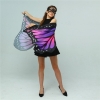 Picture of Woman's  Soft Fabric Butterfly Wings Cape - Gradient Red/Green