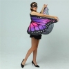 Picture of Woman's  Soft Fabric Butterfly Wings Cape - Gradient Red/Green