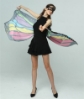 Picture of Woman's  Soft Fabric Butterfly Wings Cape - Gradient Red/Green