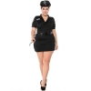 Picture of New Ladies Police Cop Party Fancy Dress Costume Outfit - Plus Size