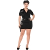 Picture of New Ladies Police Cop Party Fancy Dress Costume Outfit - Plus Size