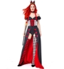 Picture of Alice in Wonderland Red Queen of Hearts Costume with Stockings