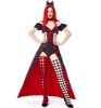 Picture of Alice in Wonderland Red Queen of Hearts Costume with Stockings