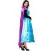 Picture of Deluxe  Womens Frozen Princess Anna Dress Costume with Cape