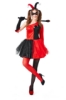 Picture of Womens Halloween Joker Clown Villain Squad Dress Costume