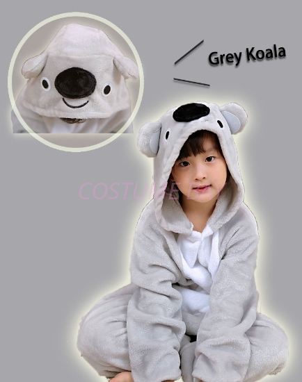 Picture of Kids Grey Koala Onesie