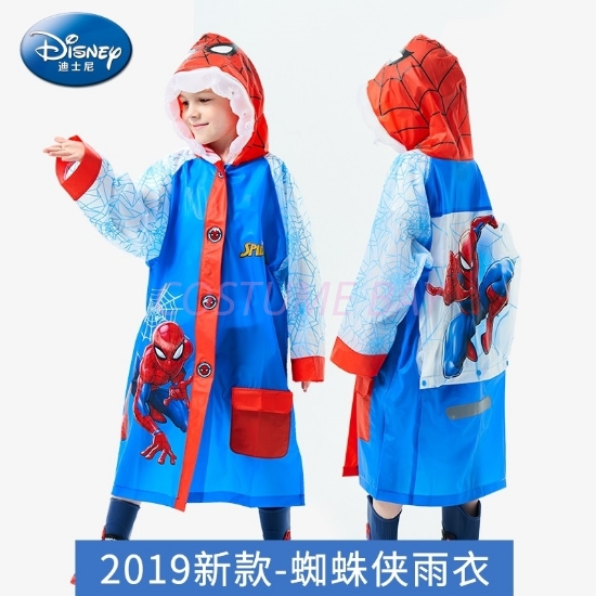 Picture of Spiderman Kids Girls Boys Raincoat