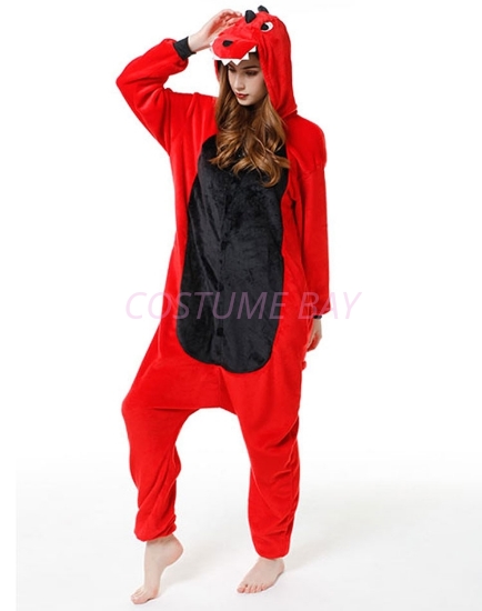 Picture of Animal Red Dinosaur Onesie