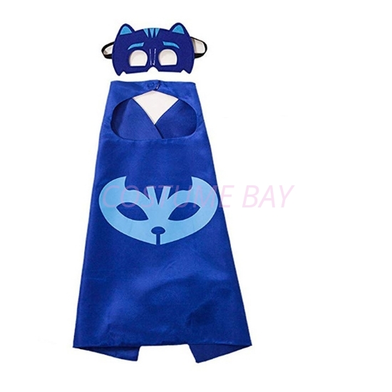 Picture of Kids PJ Cape &  Mask Set - Catboy Blue