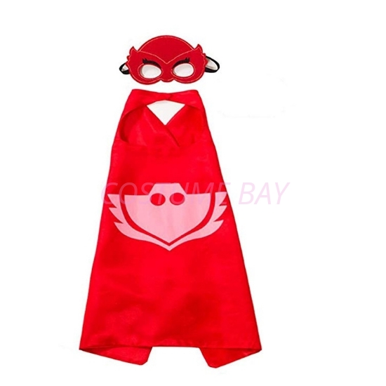 Picture of Kids PJ Cape & Mask Set - Catboy Red