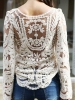 Picture of Floral Top-Beige