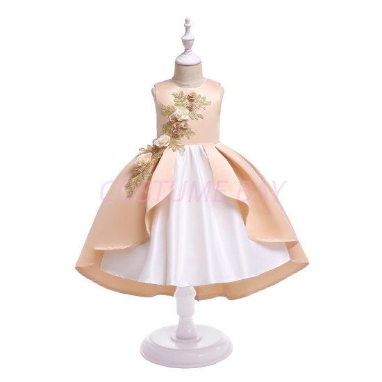 Picture of Girls Flower dress - Champagne