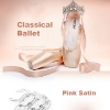 Picture of Deluxe Pink Ballet Dancing Shoes with optional Silica Toe Pads