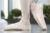 Picture of Deluxe Pink Ballet Dancing Shoes with optional Silica Toe Pads