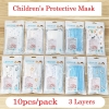 Picture of 10pcs Kids Disposable 3 Layers Protective Face Masks