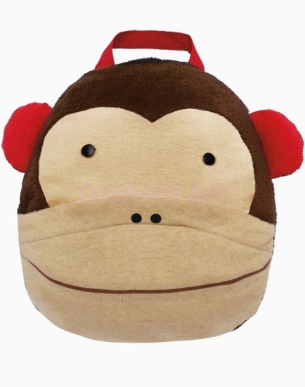 Picture of Kids Animal Travel Fleece Blanket - Brown Monkey