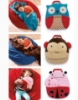 Picture of Kids Animal Travel Fleece Blanket - Brown Monkey