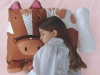 Picture of Kids Children Pet Animal Shaped Pillowcase Boys Girls Horse