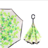 Picture of Upside Down Reverse Umbrella - Green Leaf