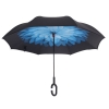 Picture of Upside Down Reverse Umbrella - Blue Daisy