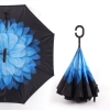 Picture of Upside Down Reverse Umbrella - Blue Daisy