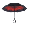 Picture of Upside Down Reverse Umbrella - Red Daisy