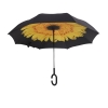 Picture of Upside Down Reverse Umbrella - Sunflower