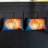 Picture of 3D Hot Fire Basketball Duvet Cover Set with Pillowcase