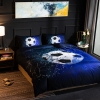 Picture of 3D Soccer Ball Bed Duvet Cover Set with Pillowcase