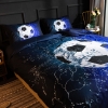 Picture of 3D Soccer Ball Bed Duvet Cover Set with Pillowcase