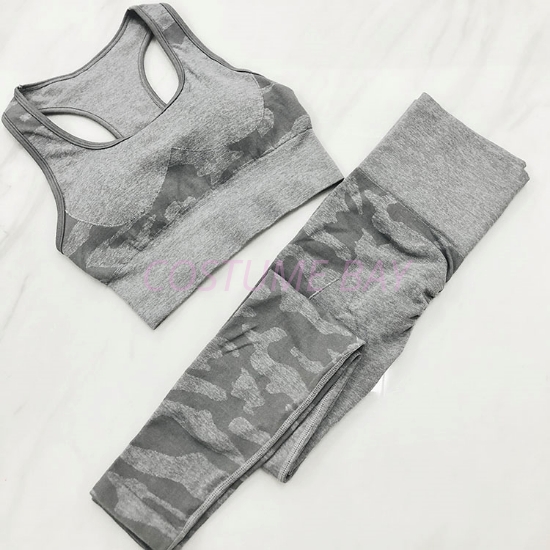 Picture of Seamless Yoga Set - Grey