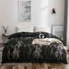 Picture of Black Marble Bed Duvet Cover Set