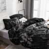 Picture of Black Marble Bed Duvet Cover Set