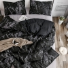 Picture of Black Marble Bed Duvet Cover Set